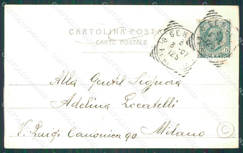 Genova Città Porto cartolina QZ6104 – retro