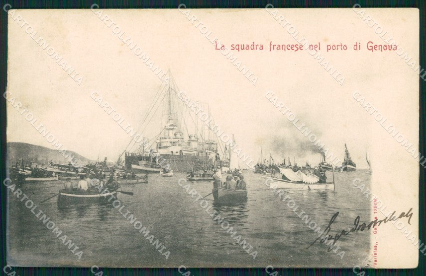 Genova Città Porto cartolina QZ6108 – fronte