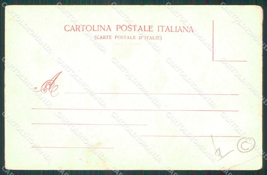 Genova Città Porto Corazzata Americana PIEGA cartolina QZ6111 – retro