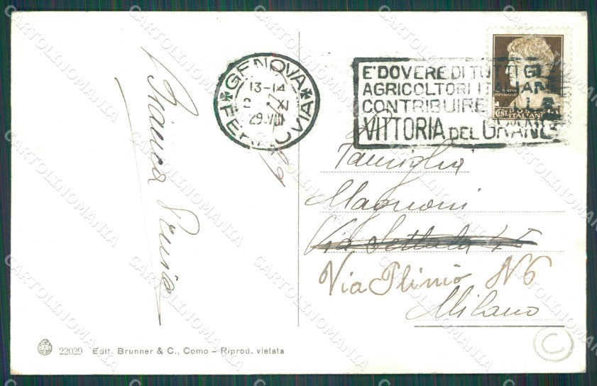 Genova Città Porto cartolina QZ6112 – retro
