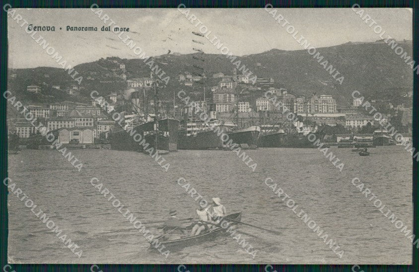 Genova Città Navi cartolina QZ6113 – fronte