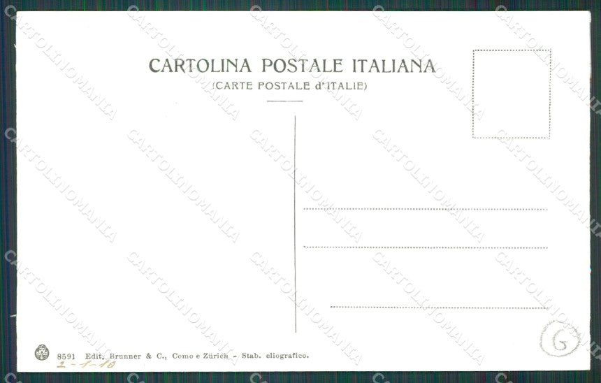 Genova Città Porto Scarico Carbone cartolina QZ6127 – retro