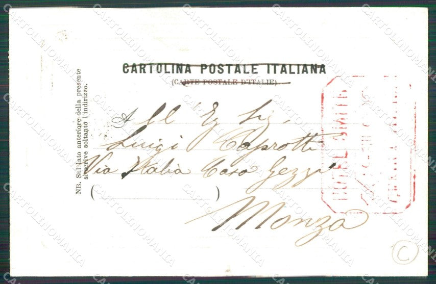 Genova Città Funicolare Castellaccio cartolina QZ6132 – retro
