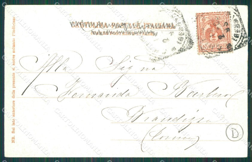 Genova Città Militari Artiglieria cartolina QZ6168 – retro