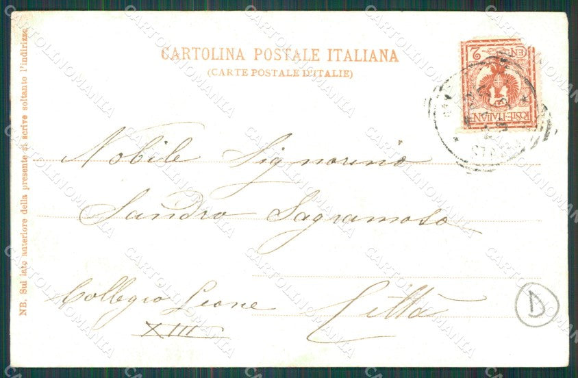 Genova Città Militari Artiglieria cartolina QZ6169 – retro