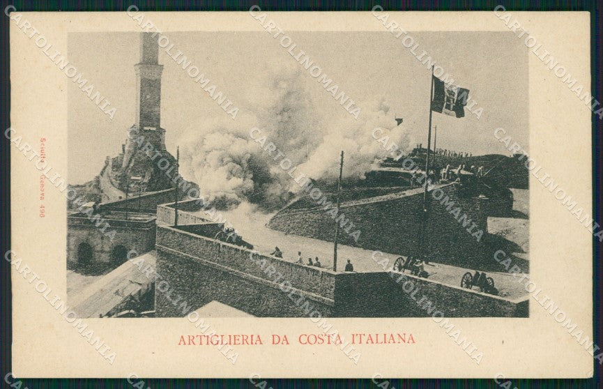 Genova Città Militari Artiglieria cartolina QZ6176 – fronte
