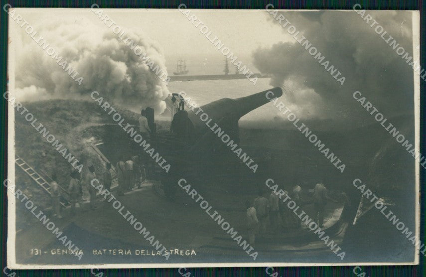Genova Città Militari Artiglieria Foto cartolina QZ6177 – fronte