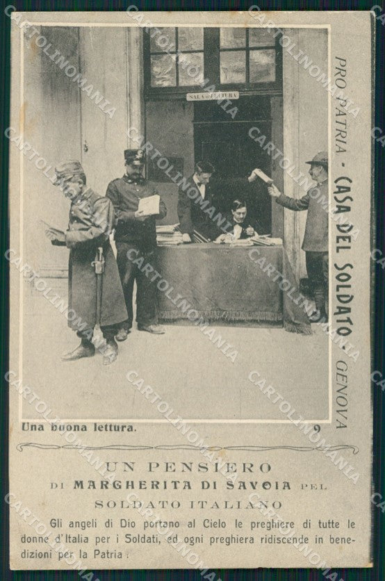 Genova Città Casa del Soldato cartolina QZ6194 – fronte