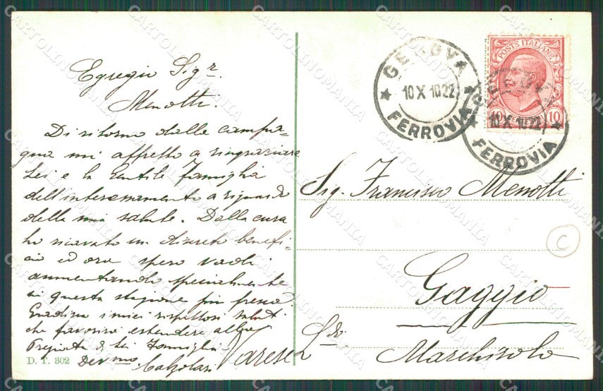 Genova Albaro Lido di cartolina QZ6198 – retro