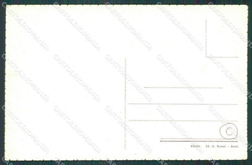 Genova Albaro Lido di PIEGHINA cartolina QZ6199 – retro