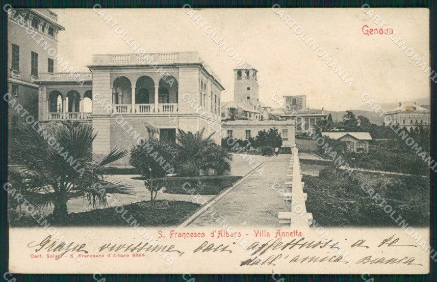 Genova Albaro San Francesco di cartolina QZ6202 – fronte