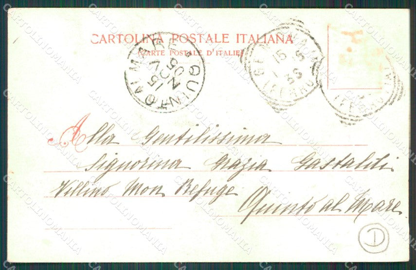 Genova Albaro San Francesco di cartolina QZ6202 – retro