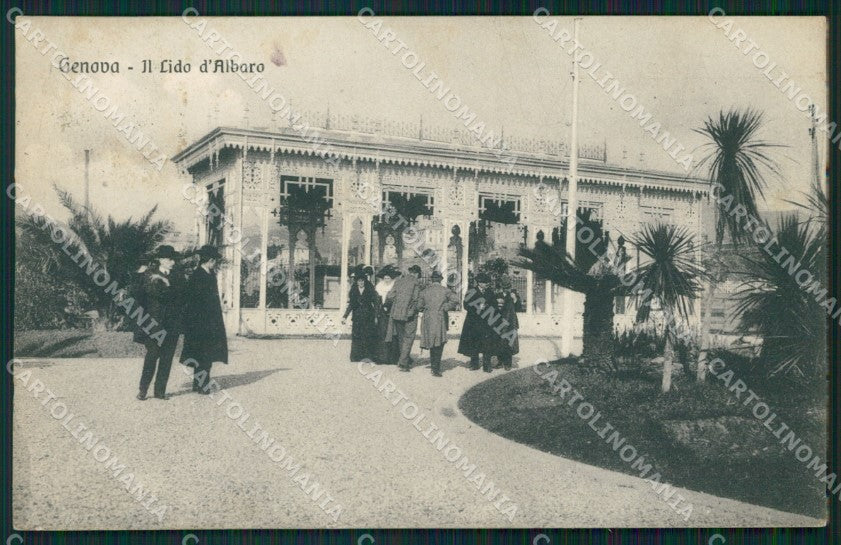 Genova Albaro Lido di cartolina QZ6212 – fronte