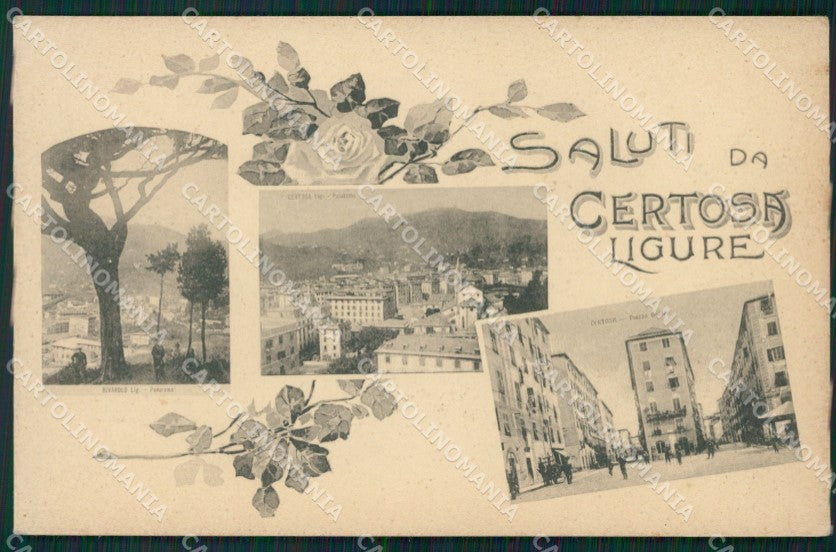 Genova Rivarolo Certosa Saluti da cartolina QZ6226 – fronte
