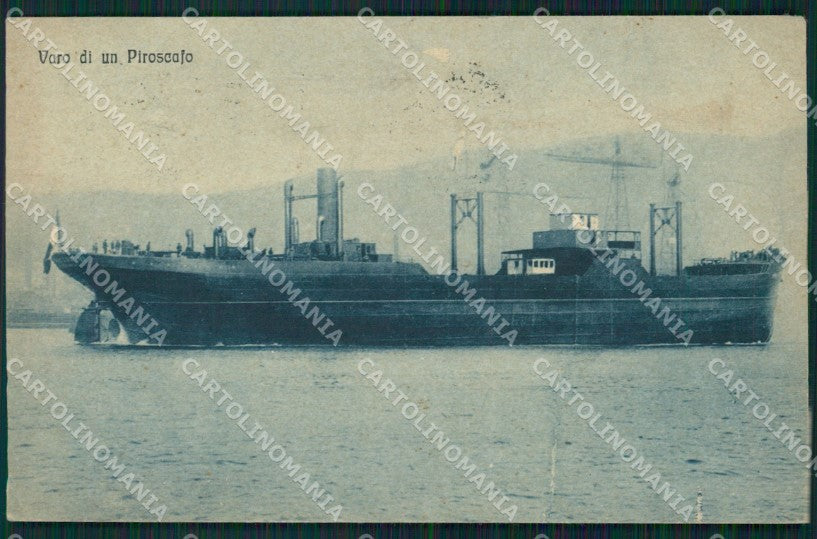 Genova Cornigliano Ligure Varo Piroscafo cartolina QZ6238 – fronte