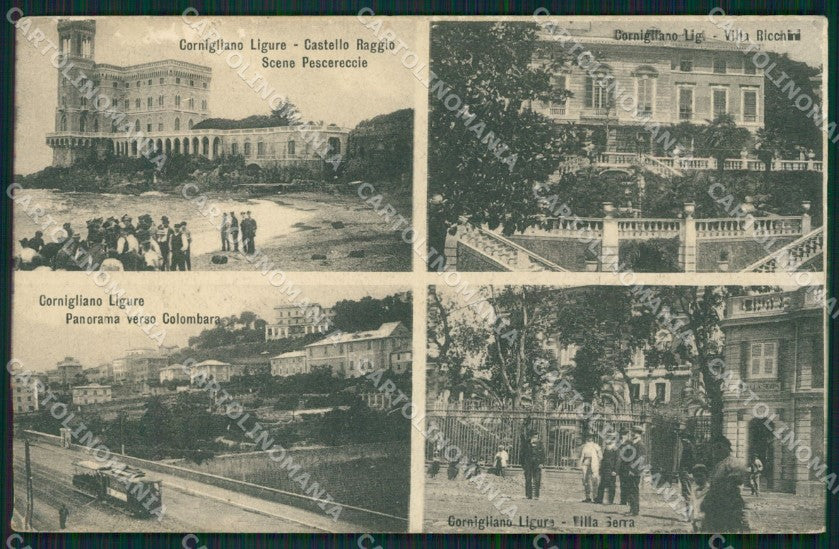 Genova Cornigliano Ligure ABRASA cartolina QZ6239 – fronte