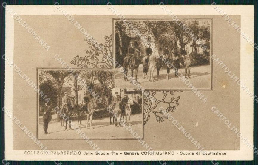 Genova Cornigliano Ligure Collegio Calasanzio cartolina QZ6241 – fronte