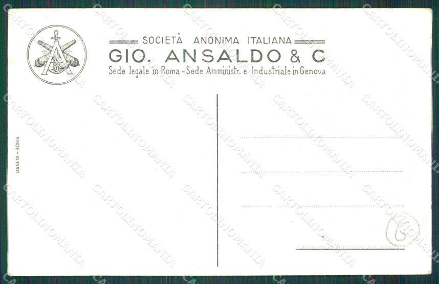 Genova Cornigliano Ligure Acciaierie Ansaldo cartolina QZ6243 – retro