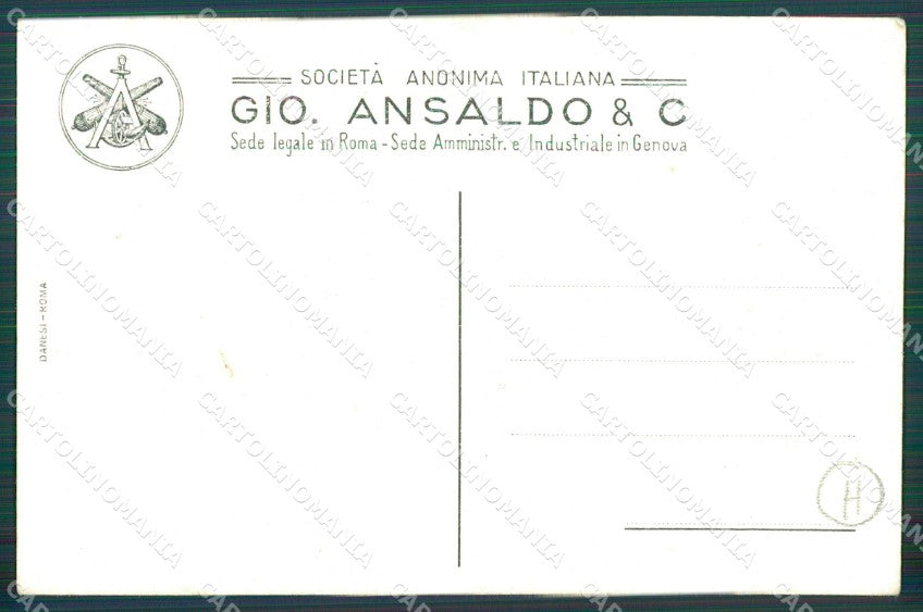 Genova Cornigliano Ligure Acciaierie Ansaldo cartolina QZ6245 – retro