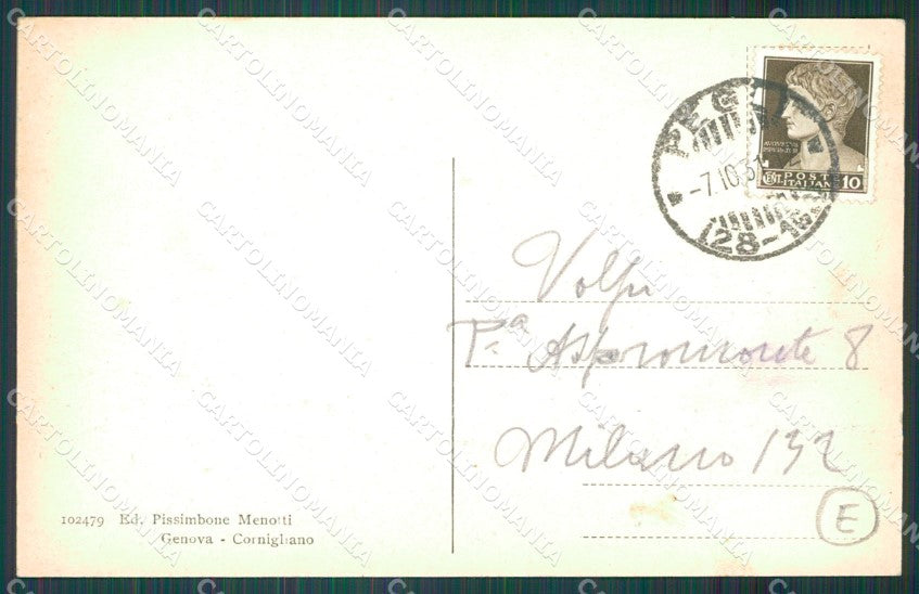 Genova Multedo cartolina QZ6251 – retro
