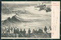 Genova Nervi Mareggiata cartolina QZ6252 – fronte