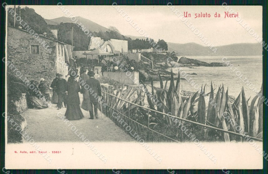 Genova Nervi cartolina QZ6254 – fronte