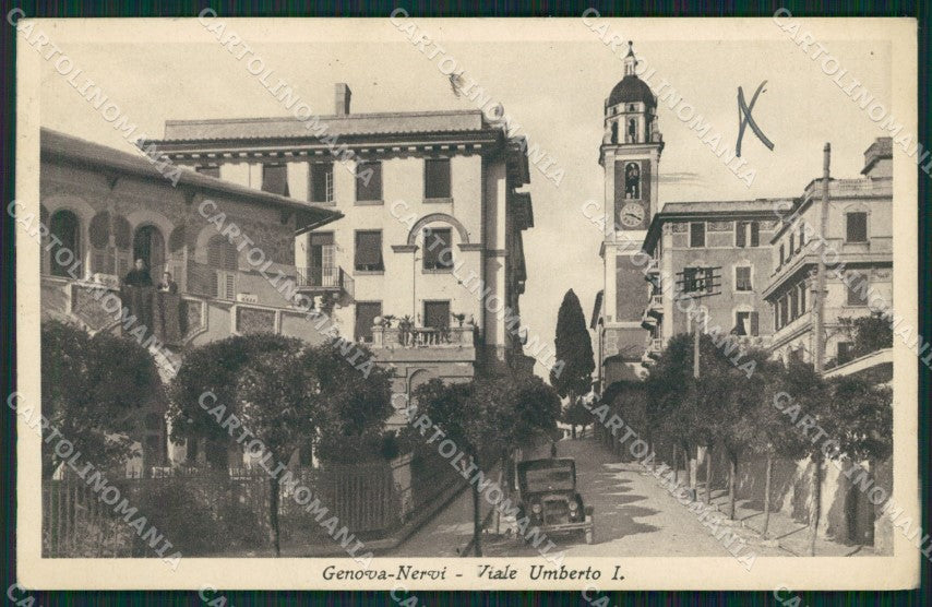 Genova Nervi Auto cartolina QZ6259 – fronte