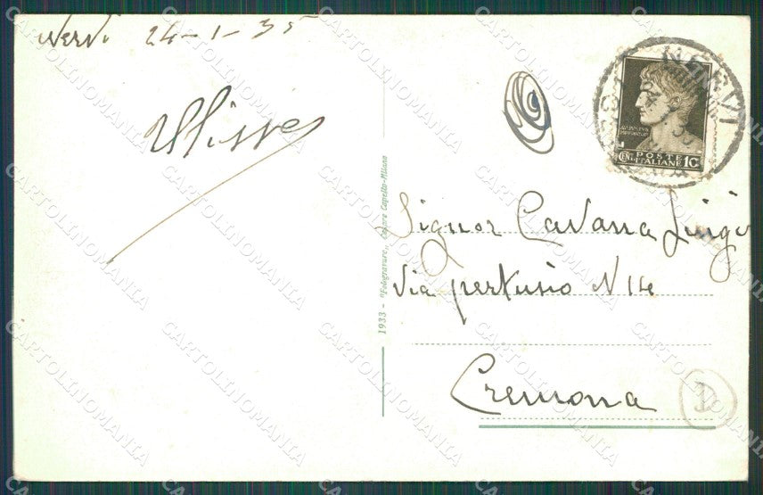 Genova Nervi Auto cartolina QZ6259 – retro