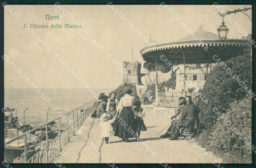 Genova Nervi cartolina QZ6261 – fronte