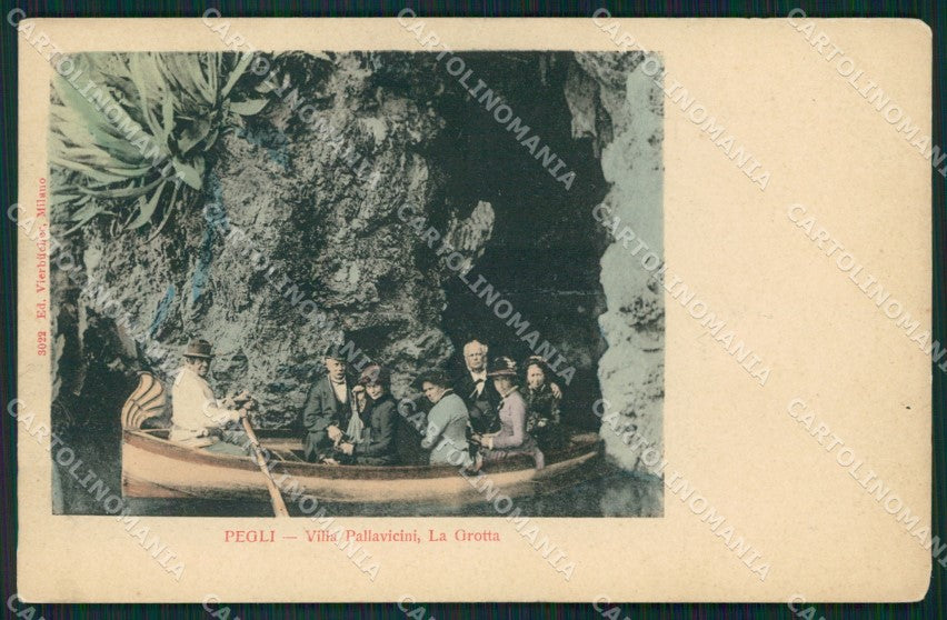 Genova Pegli Villa Pallavicini Barche cartolina QZ6268 – fronte