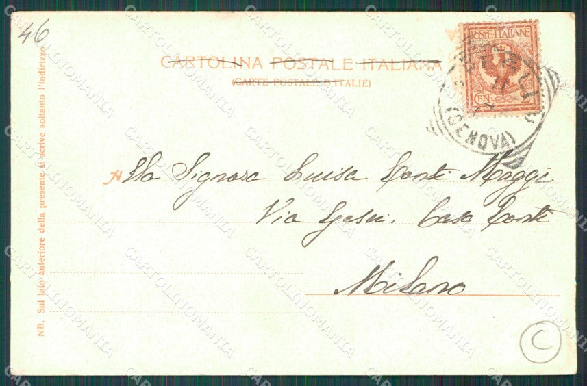 Genova Pegli cartolina QZ6269 – retro