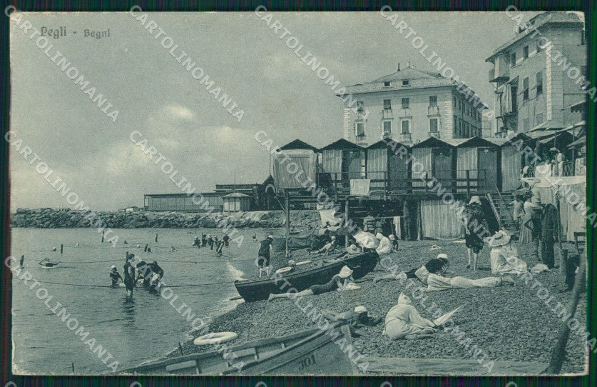 Genova Pegli Barche cartolina QZ6275 – fronte