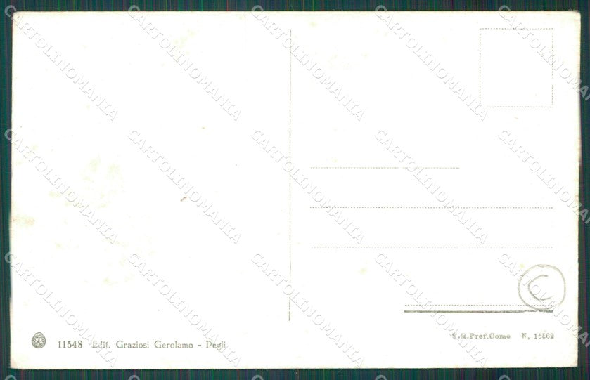 Genova Pegli Barche cartolina QZ6275 – retro