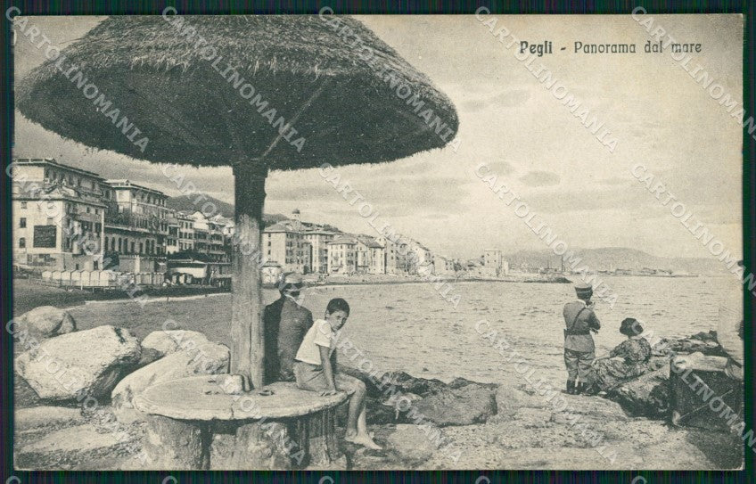 Genova Pegli cartolina QZ6286 – fronte