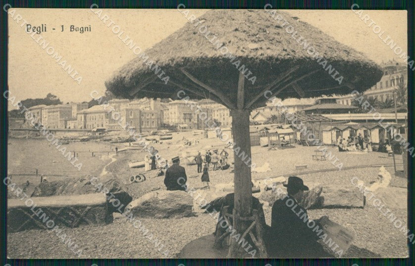 Genova Pegli cartolina QZ6295 – fronte