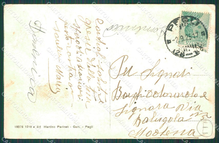 Genova Pegli ABRASA cartolina QZ6300 – retro