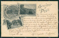 Genova Pegli Gruss SCOLLATA PIEGHE cartolina QZ6306 – fronte