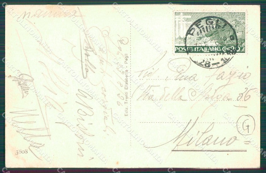 Genova Pegli cartolina QZ6319 – retro