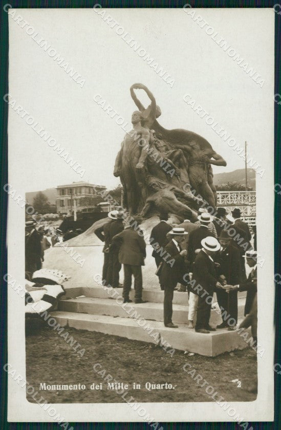 Genova Quarto Garibaldi Foto cartolina QZ6337 – fronte
