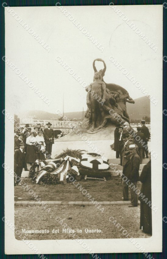 Genova Quarto Garibaldi Foto cartolina QZ6348 – fronte