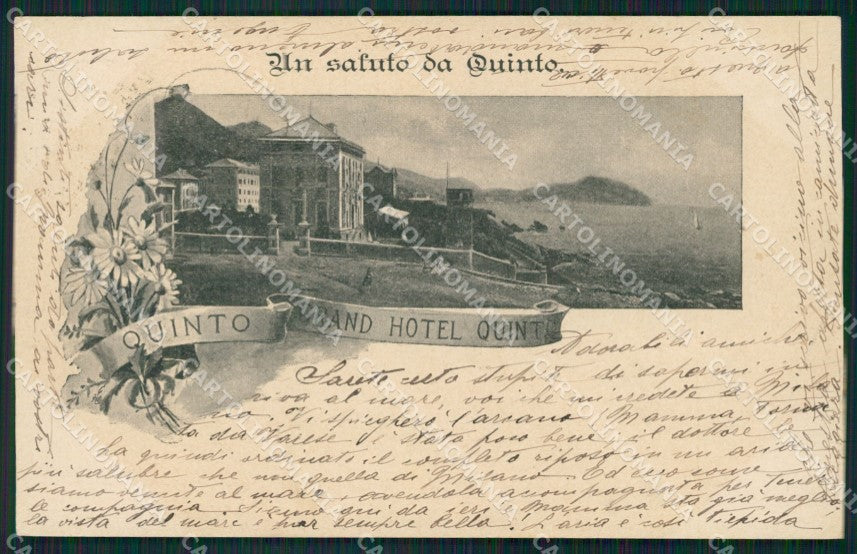 Genova Quinto cartolina QZ6359 – fronte