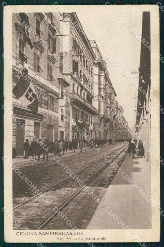 Genova Sampierdarena cartolina QZ6366 – fronte