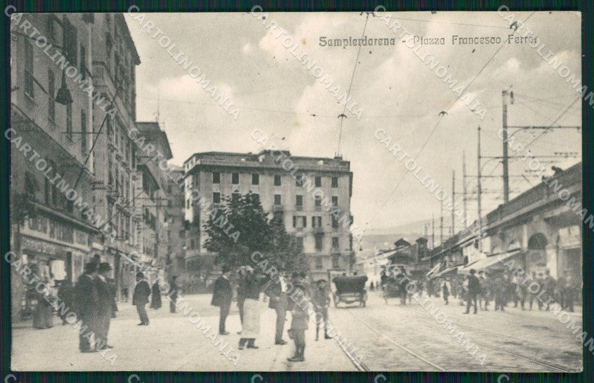 Genova Sampierdarena cartolina QZ6388 – fronte