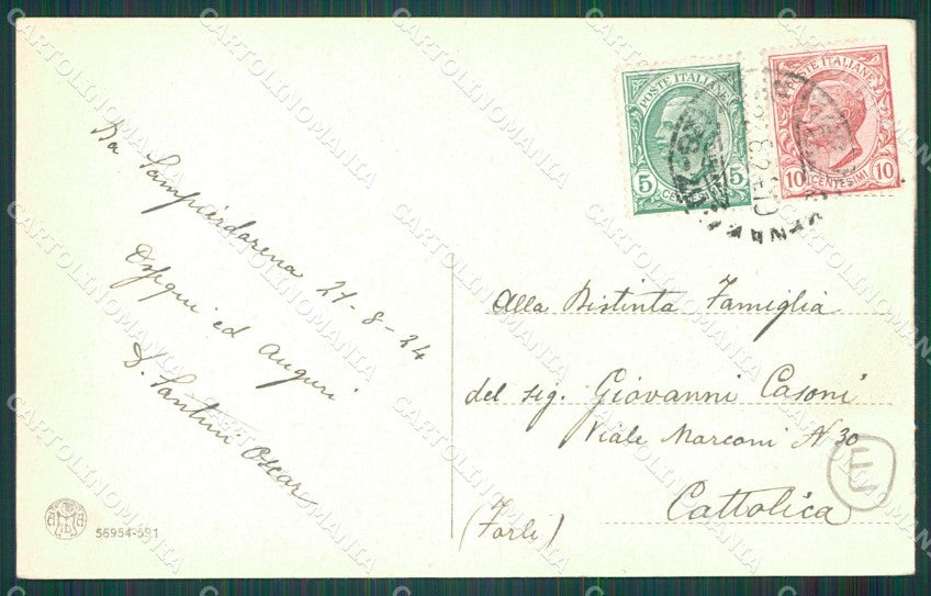 Genova Sampierdarena MACCHIA cartolina QZ6391 – retro
