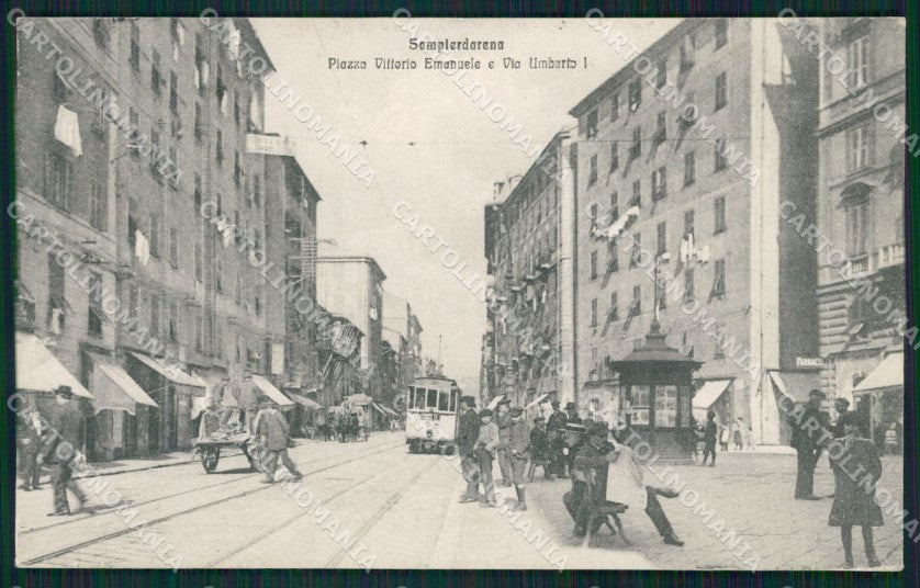 Genova Sampierdarena Tram cartolina QZ6397 – fronte