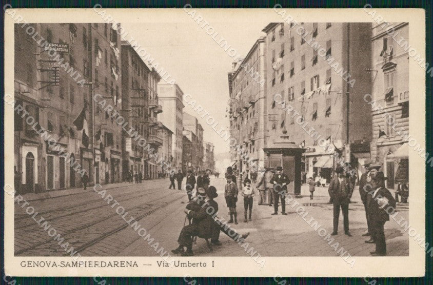 Genova Sampierdarena cartolina QZ6403 – fronte