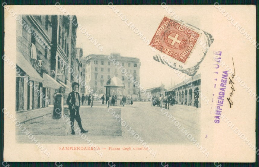 Genova Sampierdarena FORO cartolina QZ6404 – fronte