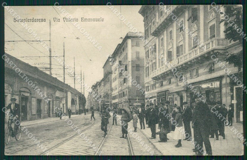 Genova Sampierdarena cartolina QZ6406 – fronte