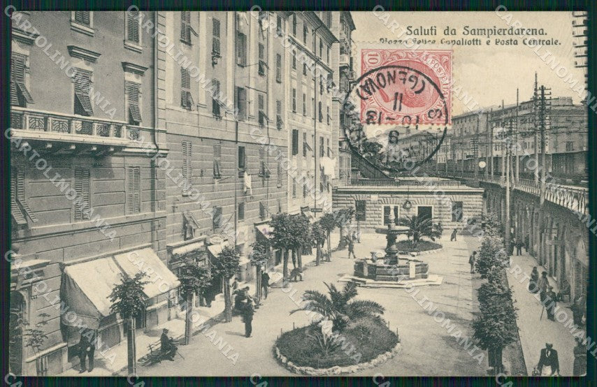 Genova Sampierdarena Poste cartolina QZ6410 – fronte