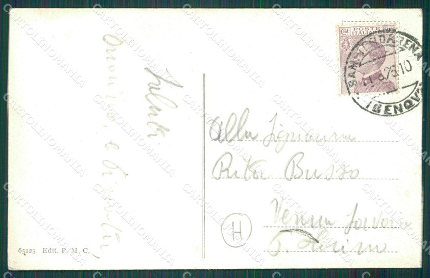 Genova Sampierdarena Tram cartolina QZ6413 – retro